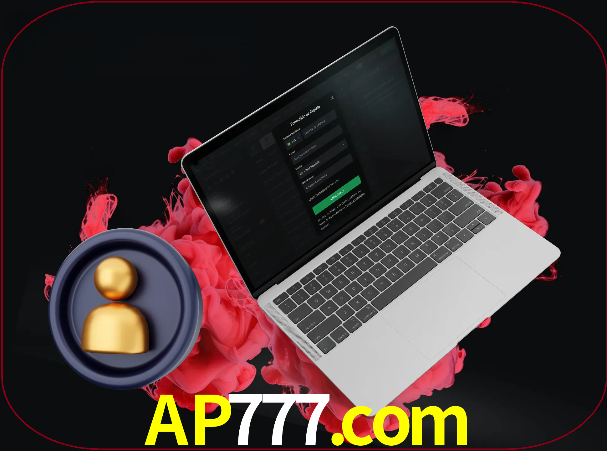 No cabeçalho do site ap777, clique no botão que o levará a um formulário especial onde terá de introduzir as suas informações actuais.