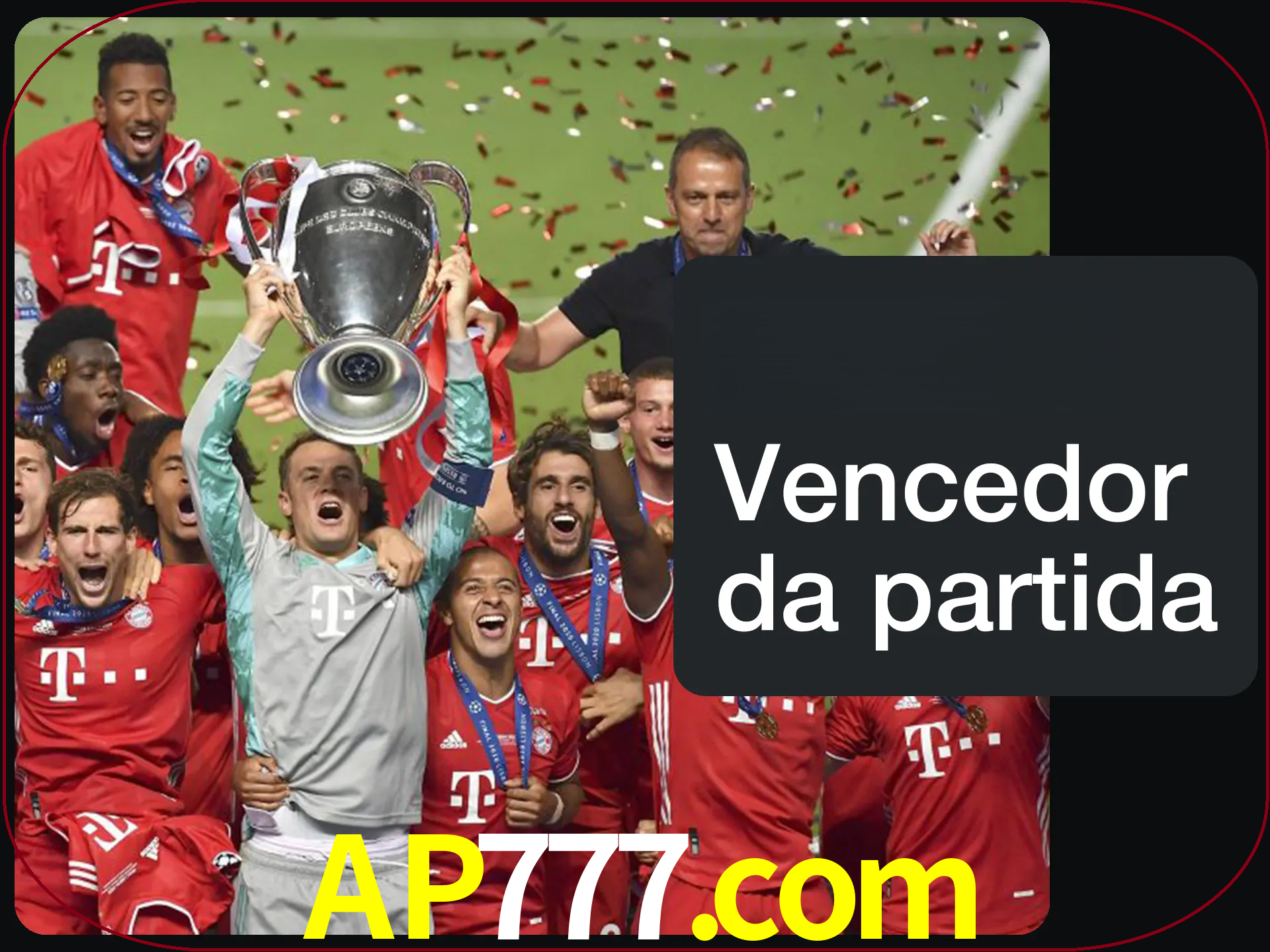 Aposte no vencedor e ganhe uma grande quantia de dinheiro.